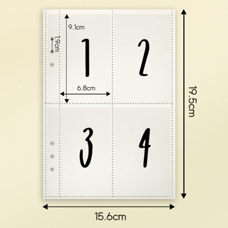 25sheets /Set A5 6 Holes Save Money Challenge Envelopes Replacement Inner Page, Spec: Set 1 - Notebooks by buy2fix | Online Shopping UK | buy2fix