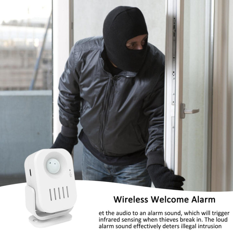 N911P Intelligent Infrared Sensor Recordable Doorbell Welcome Voice Prompt Loudspeaker by buy2fix