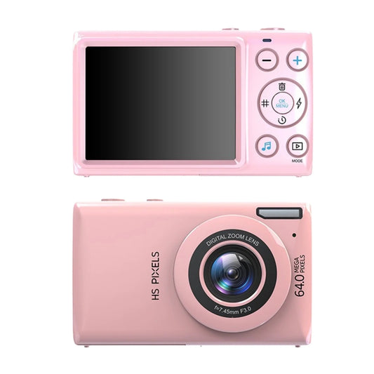 2.8-Inch Display Digital Camera 64MP 4K HD Camcorder With 18x Digital Zoom(Pink) by buy2fix