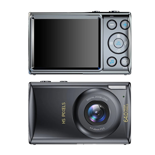 2.8-Inch Display Digital Camera 64MP 4K HD Camcorder With 18x Digital Zoom(Black) by buy2fix