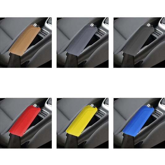 Automotive Silicone Manual Automatic Shift Lever Protective Cover, Size: Handbrake Black by buy2fix