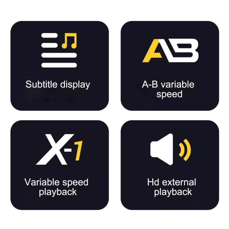 A30 MP3 Player With FHD 720P Digital Camera Bluetooth 5.4 Lossless Sound Audio Player Excluding Memory Card by buy2fix