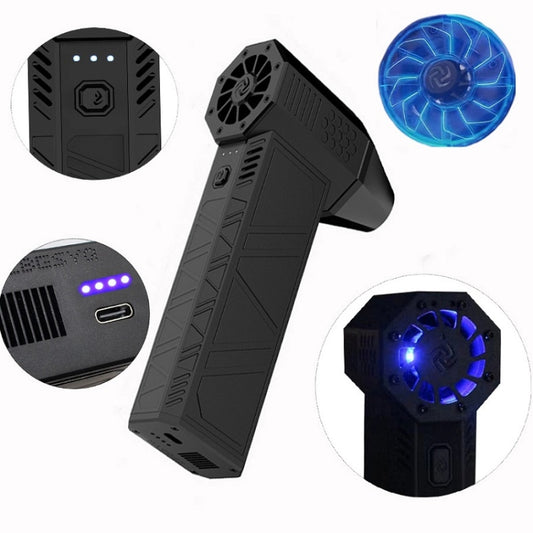 130000R PM52+M/S Brushless Motor Industrial Dust Blowing Turbo Fan(Black) by buy2fix