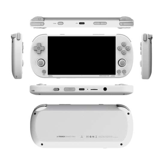 Trimui Smart Pro 4.96 Inch IPS Screen Handheld Game Console Open Source Linux System 64G(White) by Trimui