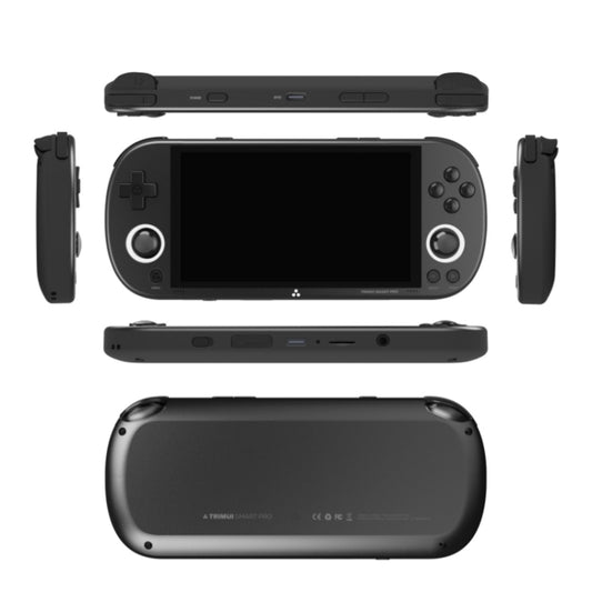 Trimui Smart Pro 4.96 Inch IPS Screen Handheld Game Console Open Source Linux System 256G(Black) by Trimui