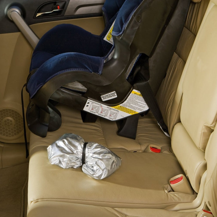 50x90cm Universal Baby Safety Seat Sunshade Dustproof Cover(Silver) by buy2fix
