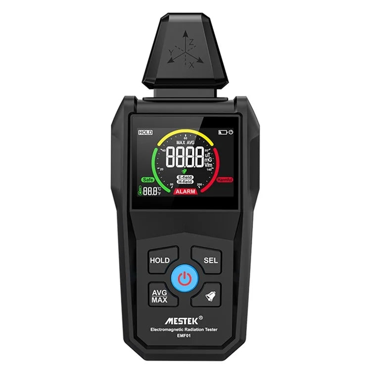 MESTEK EMF01 Electromagnetic Radiation Detector Highly Sensitive 3-Axis Sensing Probe - Radiation Detector by MESTEK | Online Shopping UK | buy2fix
