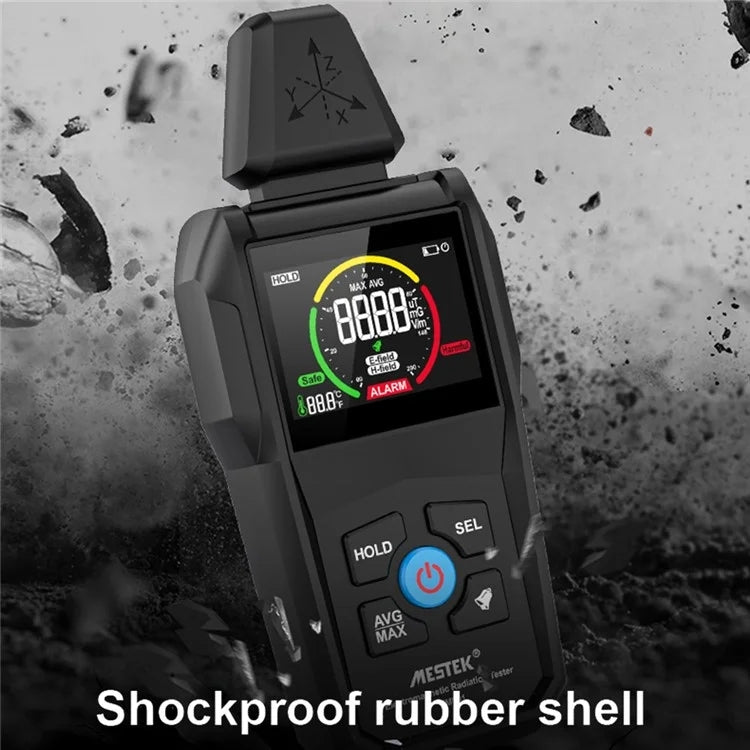 MESTEK EMF01 Electromagnetic Radiation Detector Highly Sensitive 3-Axis Sensing Probe - Radiation Detector by MESTEK | Online Shopping UK | buy2fix