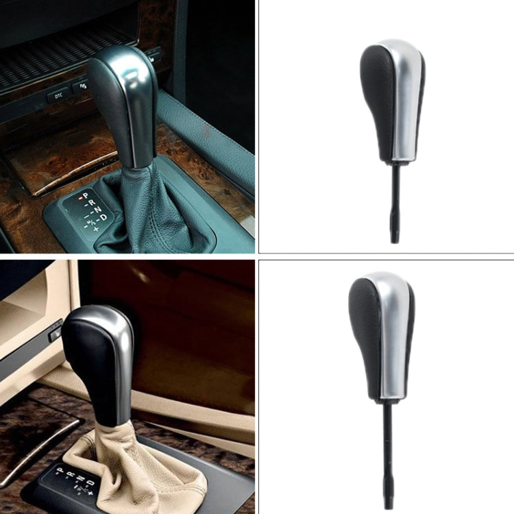 For BMW E Chassis Gear Lever Head, Universal For Left And Right Driving, Style: 1/3 Series Z4 Round Head Silver by buy2fix