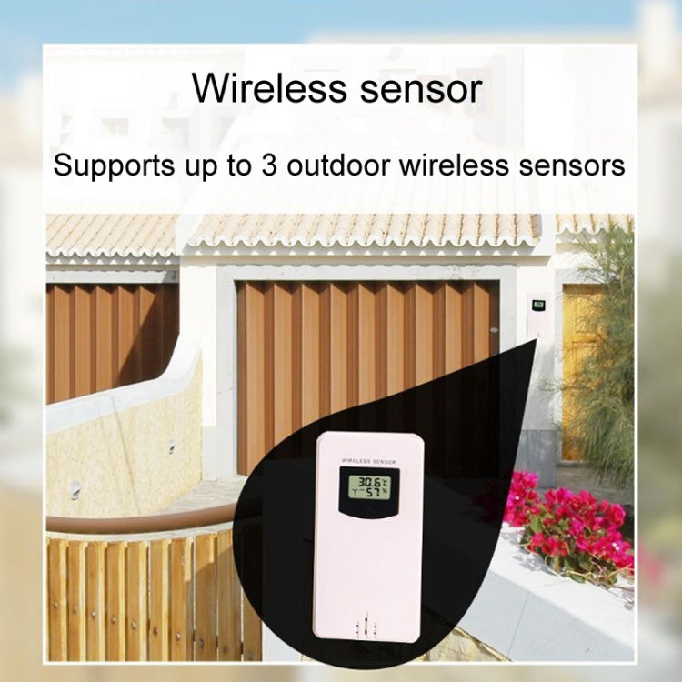 WiFi Color Screen Weather Station Temperature And Humidity Weather Forecast Clock, Model: US Plug - Indoor Thermometer by buy2fix | Online Shopping UK | buy2fix