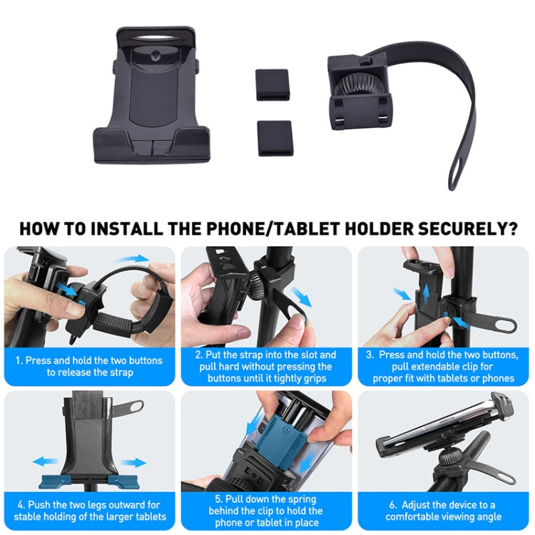 Bicycle Motorcycle Fitness Equipment Baby Carriage Mobile Phone Tablet Universal Holder - Holder by buy2fix | Online Shopping UK | buy2fix