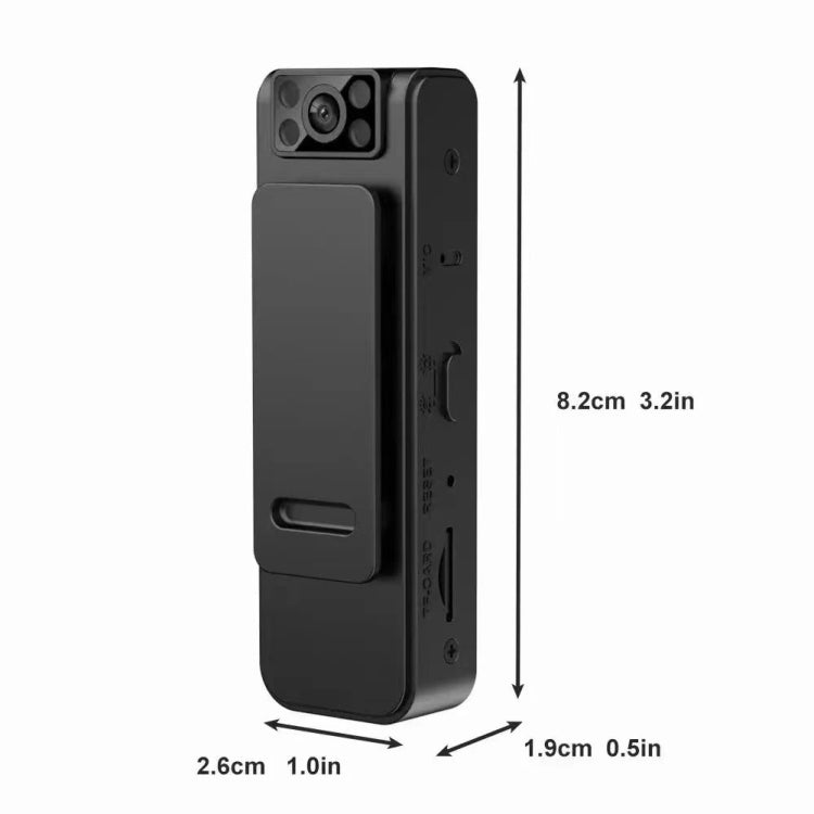 L8 With 32G Memory Card 1080P Video Recorder 130 Degree Wide Angle Lens Camera With Back Clip Infrared Night Vision by buy2fix
