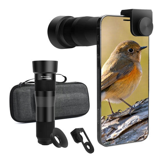 38X Mobile Phone Telephoto Lens Set Monocular Telescope With Tripod - Telescope & Microscope by buy2fix | Online Shopping UK | buy2fix