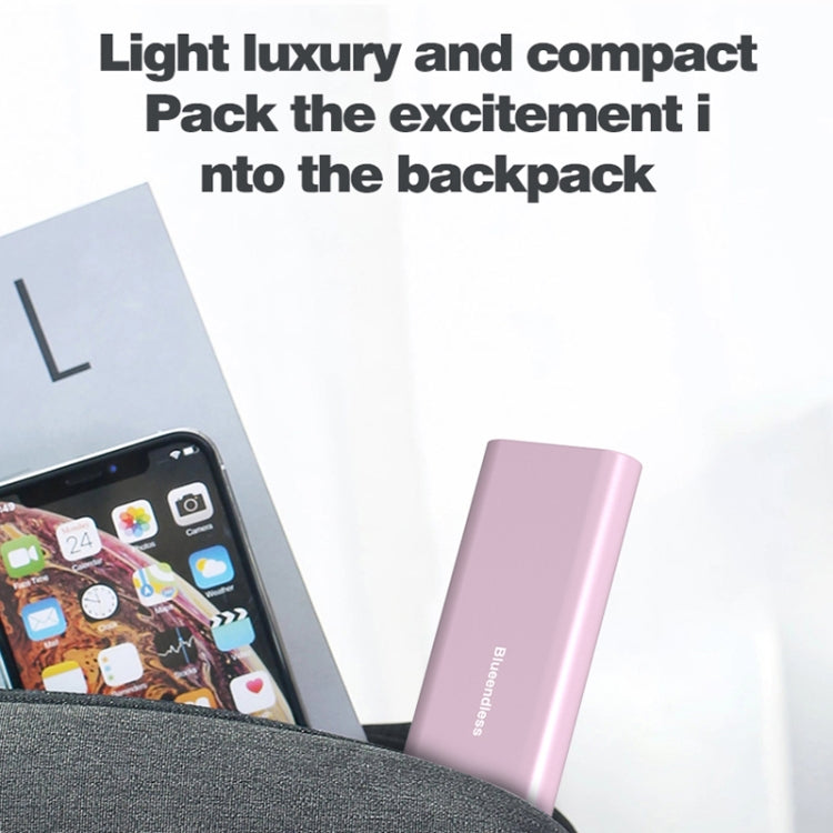 Blueendless M2815SN M.2 Dual Protocol Type-C 3.1 Mobile Hard Disk Box Laptop External SSD(Gray) by Blueendless