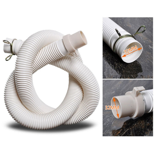 4m Diameter 32mm Extended Drain Hose for Washing Machine / Kitchen Basin / Bathtub by buy2fix