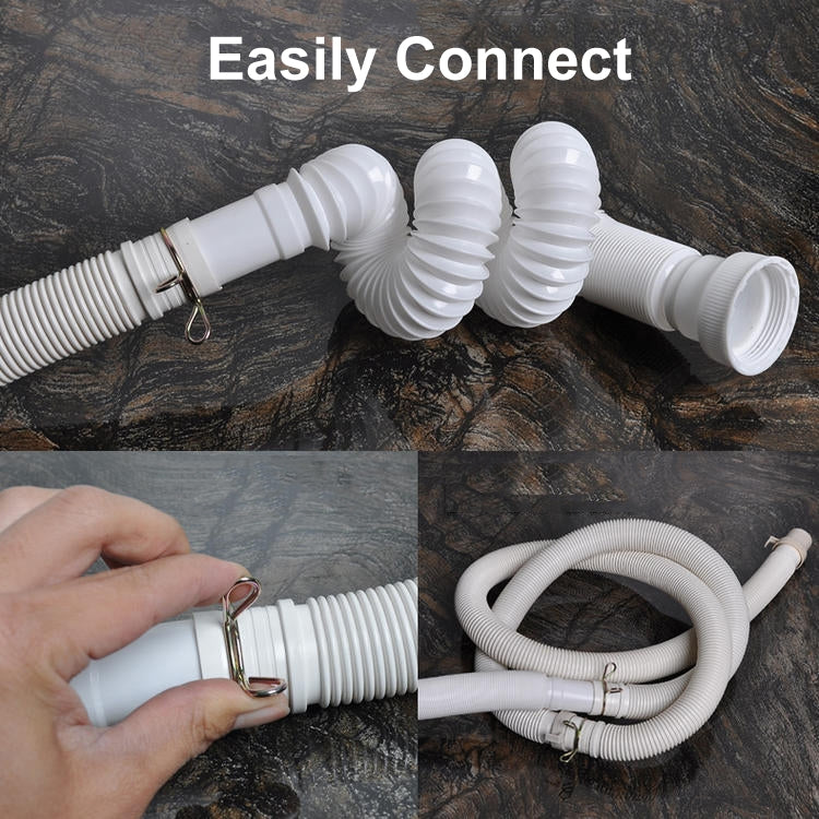 0.8m Diameter 32mm Extended Drain Hose for Washing Machine / Kitchen Basin / Bathtub - Washing Machine Parts by buy2fix | Online Shopping UK | buy2fix