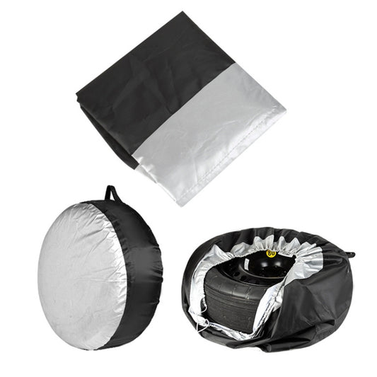 80x47cm 210D Oxford Cloth Car Waterproof Dirt-resistant Tire Protective Cover by buy2fix