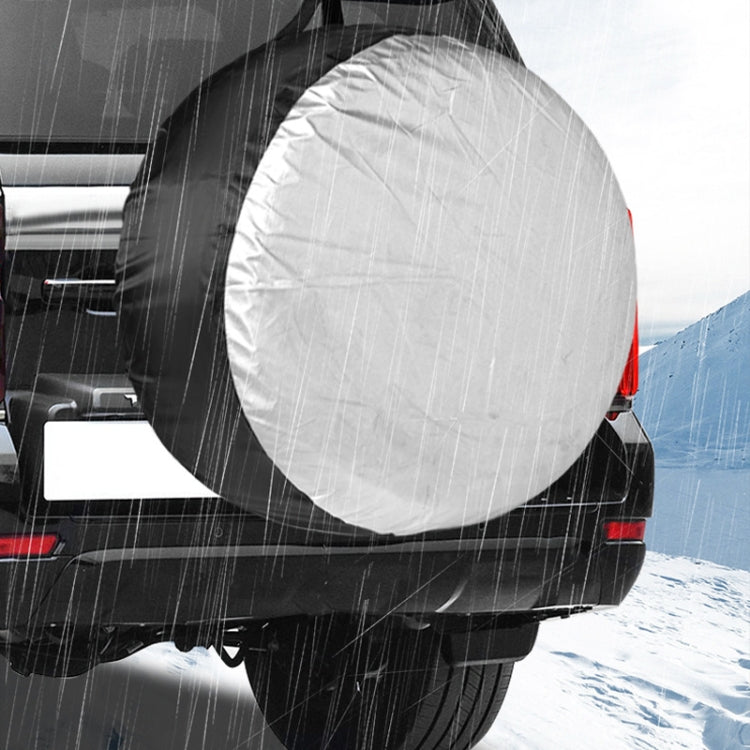 65x37cm 210D Oxford Cloth Car Waterproof Dirt-resistant Tire Protective Cover by buy2fix