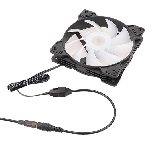 20cm DC5521 Power Adapter To 12V Computer Case 4Pin Fan Cable by buy2fix
