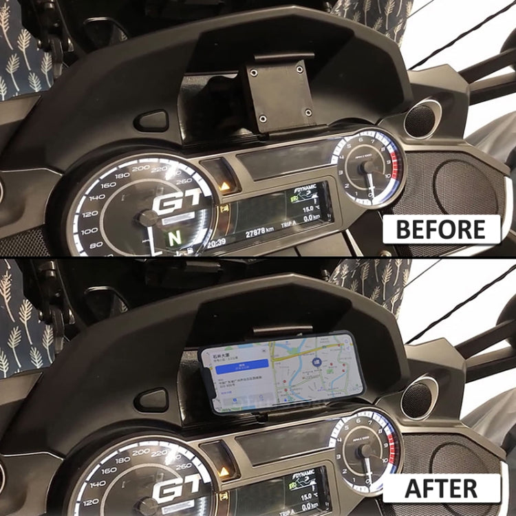 For BMW K1600B/K1600GT/K1600GTL Motorcycle Modified Mobile Phone Holder by buy2fix