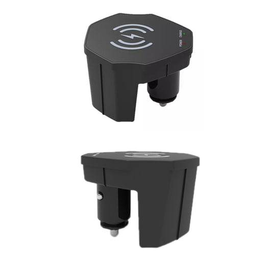 For Audi A6L 15W Car Cigarette Lighter Magnetic Wireless Charger, For Left And Right Driving by buy2fix