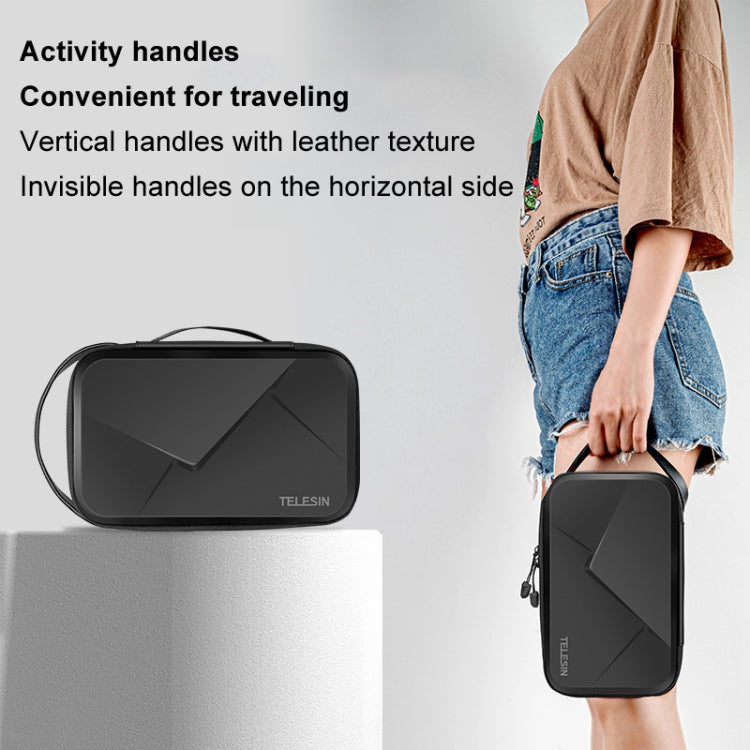 TELESIN GP-PRC-278-02 Upgraded Expanded Version Camera Portable Handheld Storage Bag Sports Camera Case by TELESIN