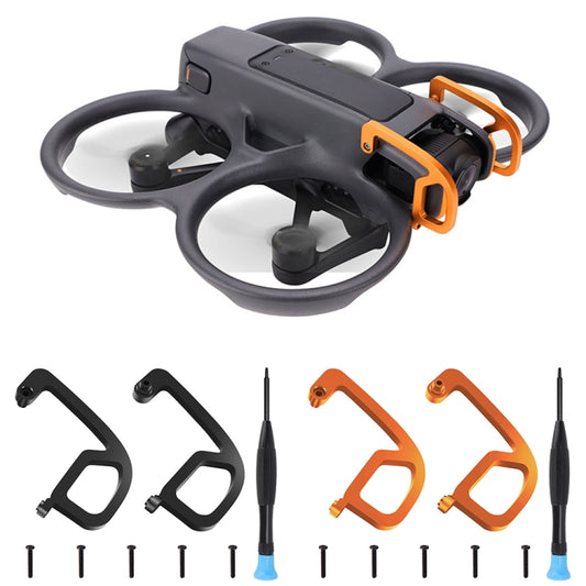 For DJI Avata 2 CQT Aluminum Alloy Drone Gimbal Lens Anti-collision Bumper(Black) by CQT