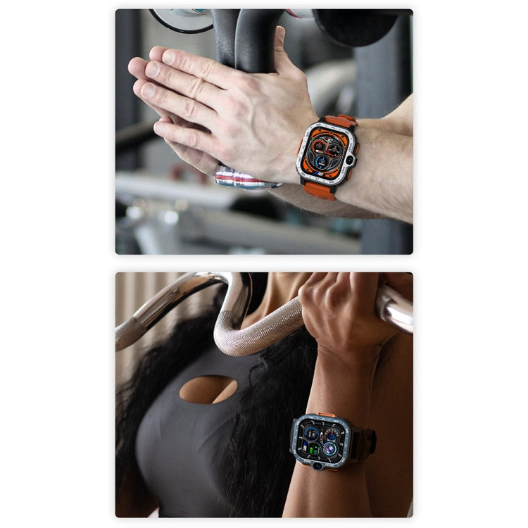 LOKMAT APPLLP 4 MAX 2.02-Inch Android 8.1 Full Network Wifi Card Bluetooth Smart Watch(Navy Blue 64G) by LOKMAT