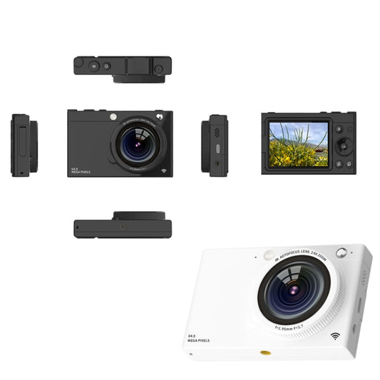 High-Definition CCD Digital Camera 64 Million WiFi Card Camera, Color: Black + Fill Light by buy2fix