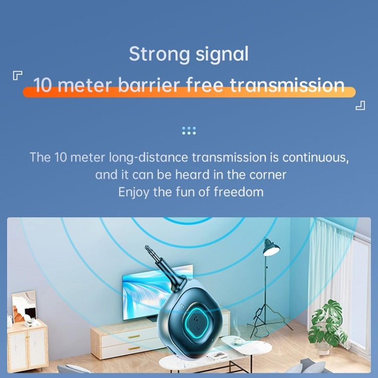 Car AUX Bluetooth 5.3 Audio Receiver Transmitter - Audio Receiver Transmitter by buy2fix | Online Shopping UK | buy2fix