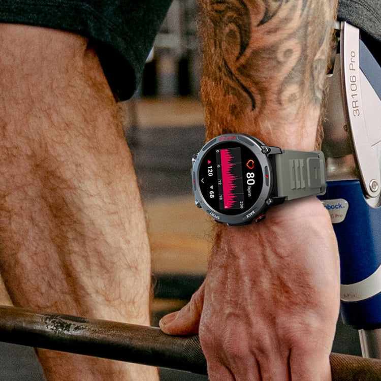 LOKMAT ZEUS4 PRO 1.43-Inch IP68 Waterproof Health Monitoring Bluetooth Call Smart Watch(Black) by LOKMAT