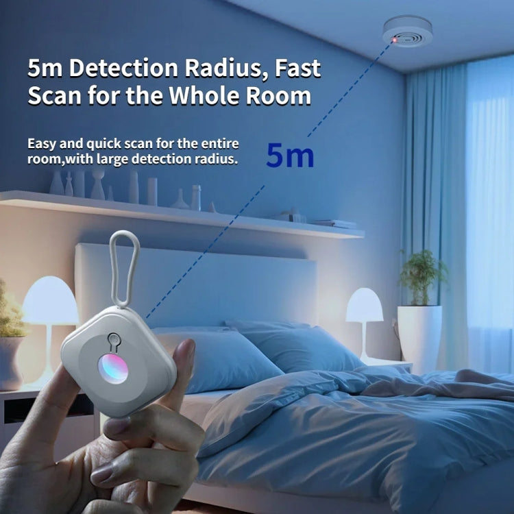 Camera Detector Hotel Anti-Shooting Surveillance Infrared Inspector(White) by buy2fix