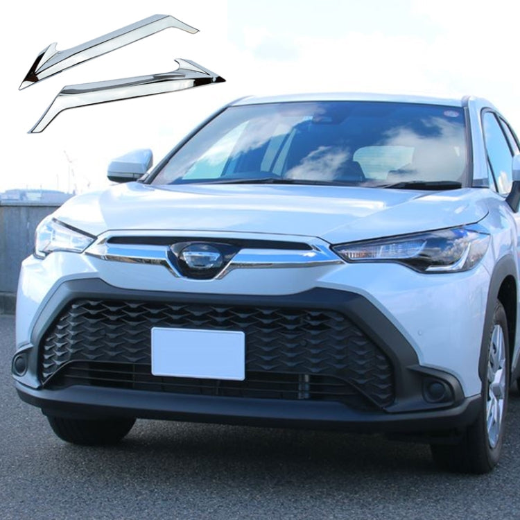 For Toyota 2022 Corolla CROSS Right-hand Drive Front Grille Decorative Bright Strip(For Japanese Version) by buy2fix