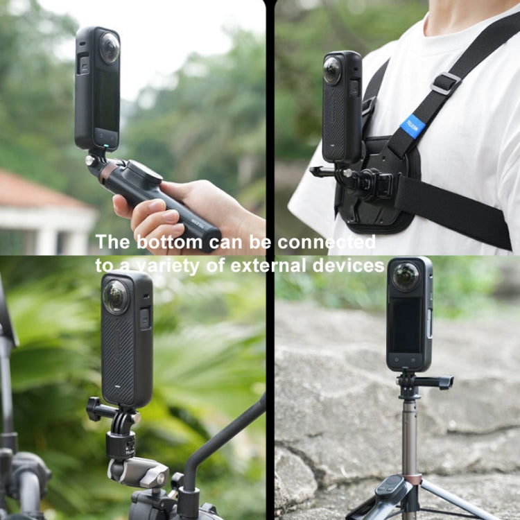 For Insta360 X4 TELESIN S6-CRF-01-TIS Plastic Protective Frame by TELESIN