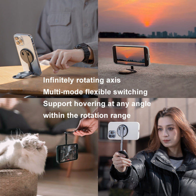 PGYTECH P-PG-017 MagFlex Cell Phone Photo Mount Magsafe Magnetic Selfie Stick(Fog Gray) by PGYTECH