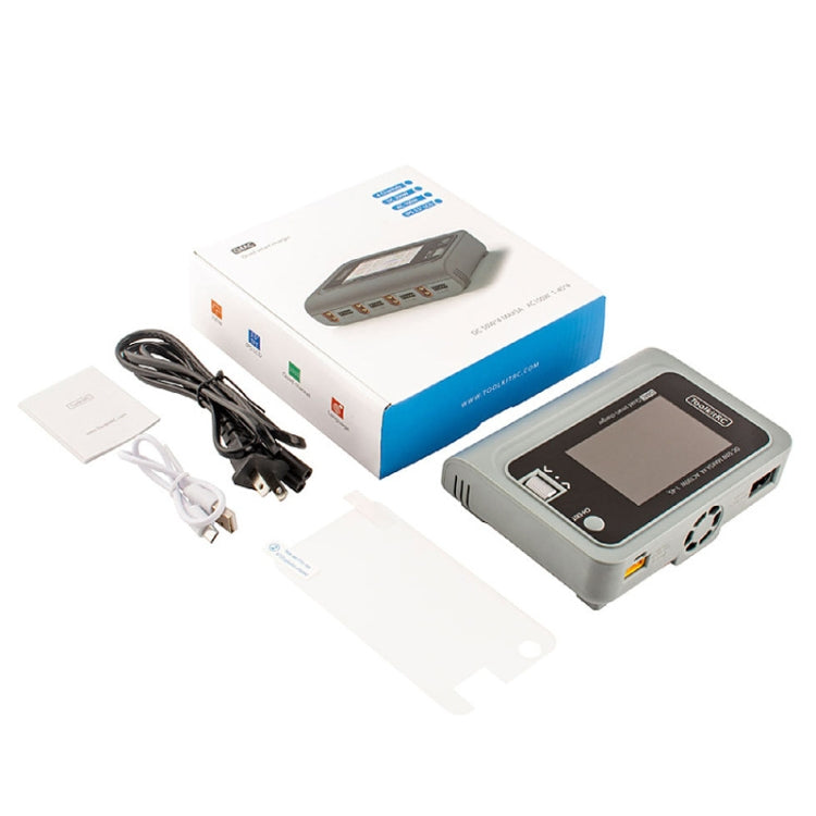 ToolkitRC Q4AC Four-Channel Airplanes And Drones Model Li-Po Battery Balance Charger(EU Plug) by ToolkitRC