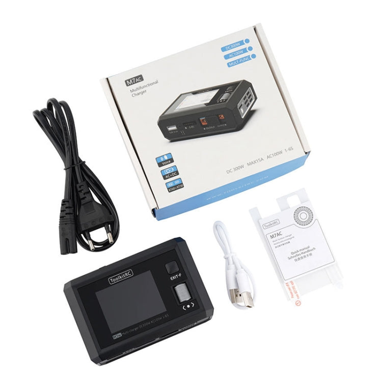 ToolkitRC M7AC Airplane And Car Model Li-Po Battery Balance Charger(US Plug) by ToolkitRC