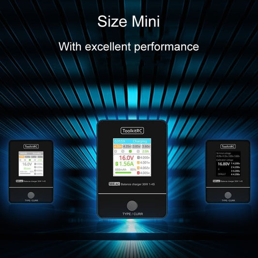 ToolkitRC M4AC Airplane And Car Model Li-Po Battery Balance Charger(US Plug) by ToolkitRC