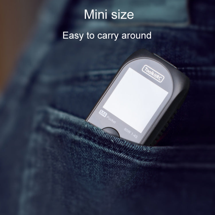 ToolkitRC M4Pocket Modeling LiPo Battery Balance Pocket Charger(Black) by ToolkitRC