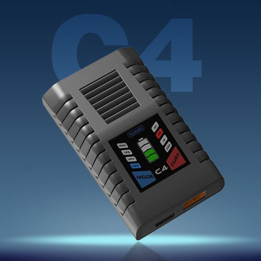 ToolkitRC C4 50W Drones Simple Li-Po Battery Balance Charger(US Plug) by ToolkitRC