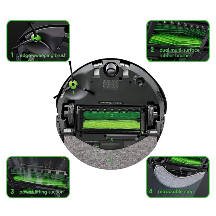 For iRobot Roomba Combo J7+ Robot Vacuum And Mop Accessories 1 Rag by buy2fix