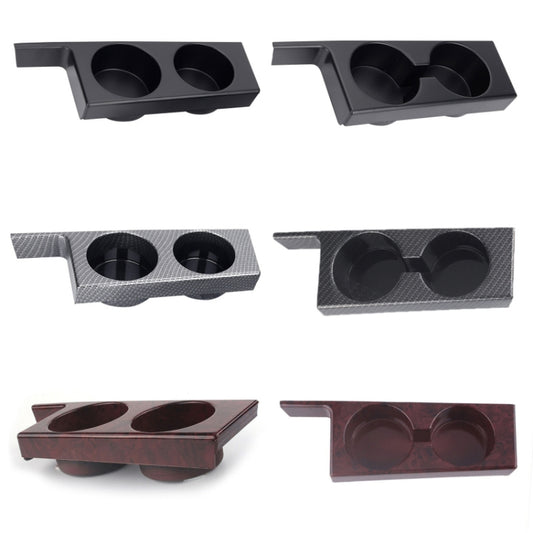 For BMW 5 Series E39/528i/530i/M5 Left-hand Drive Car Central Control Cup Holder, Color: Rosewood Color by buy2fix