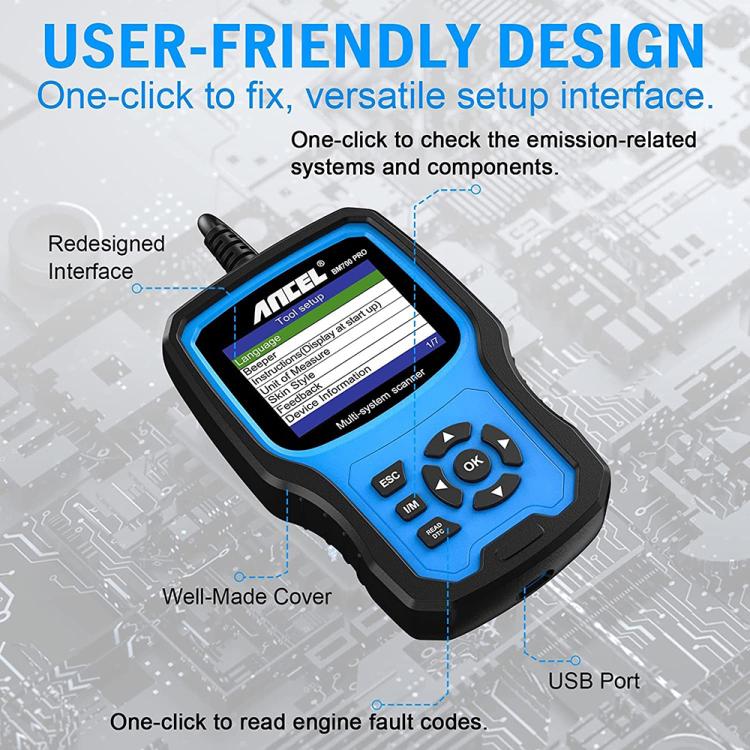 ANCEL BM700 Upgraded Version For BMW Full System Diagnostic OBDII Tester Maintenance And Resetting Repair Tools - Code Readers & Scan Tools by buy2fix | Online Shopping UK | buy2fix