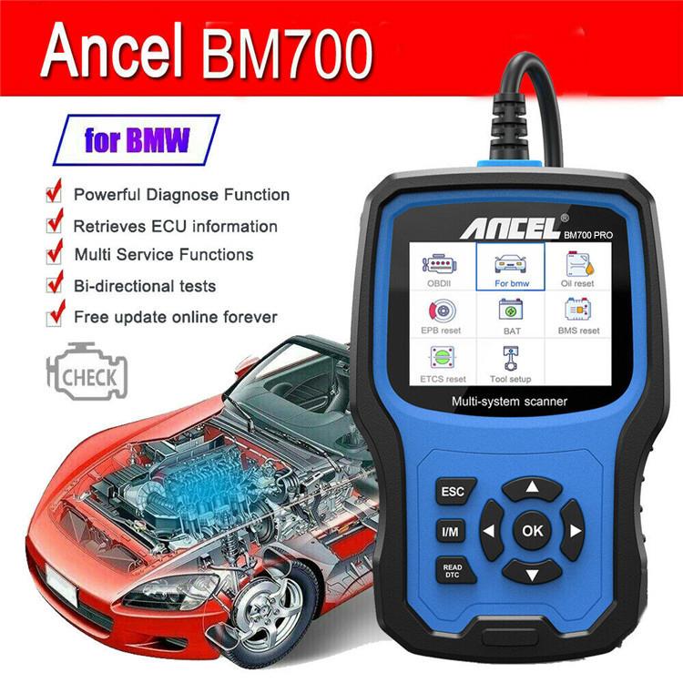 ANCEL BM700 Upgraded Version For BMW Full System Diagnostic OBDII Tester Maintenance And Resetting Repair Tools - Code Readers & Scan Tools by buy2fix | Online Shopping UK | buy2fix