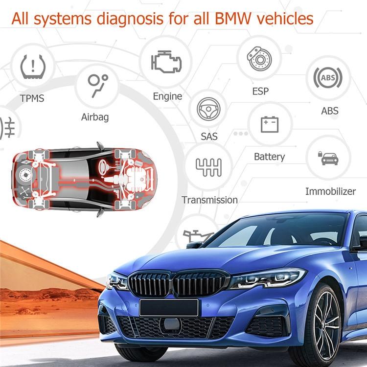 ANCEL BM700 Upgraded Version For BMW Full System Diagnostic OBDII Tester Maintenance And Resetting Repair Tools - Code Readers & Scan Tools by buy2fix | Online Shopping UK | buy2fix