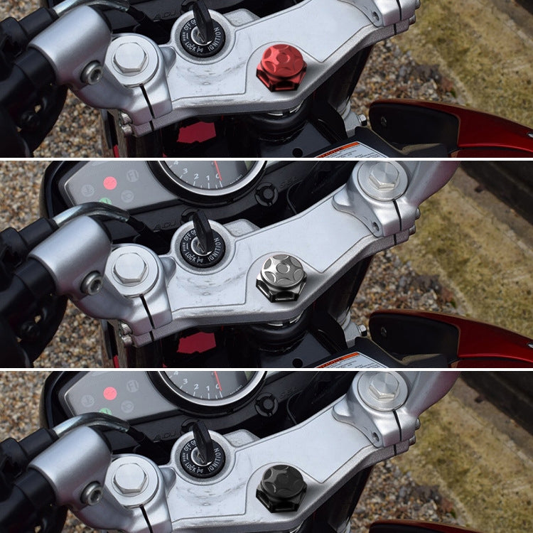 Motorcycle Light Bee Uplink Screws Uplink Modification Screws Decorative Cover(Red) - Others by buy2fix | Online Shopping UK | buy2fix