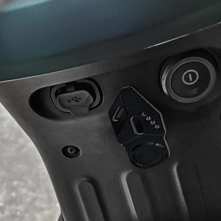 Motorcycle CNC Aluminum Alloy Helmet Hook(Silver) by buy2fix