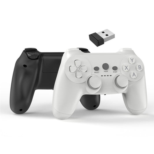 2.4G One-to-two Wireless Game Controller for PC / Android / TV Box(White) - Controller Gamepad by buy2fix | Online Shopping UK | buy2fix