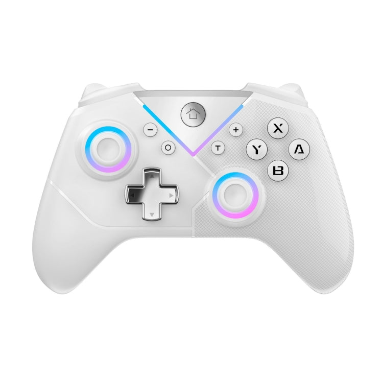 CM-617 Wireless Bluetooth Game Controller for Switch / Android / IOS / PC / Smart TV(Colorful White) - Gamepads by buy2fix | Online Shopping UK | buy2fix