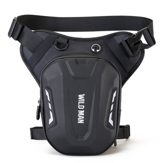 WILD MAN L1 3L Outdoor Motorcycle Riding Hard Shell Waist Bag Sports Cross-body Bag(Black) by WILD MAN